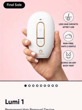 Lumi 1 White Permanent Hair Removal Device